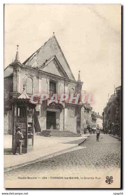 Thonon les Bains CPA La grande rue