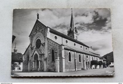 Cpm 1955, Thorens Glières, l'église, Haute Savoie 74