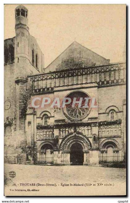Thouars CPA Eglise St Medard