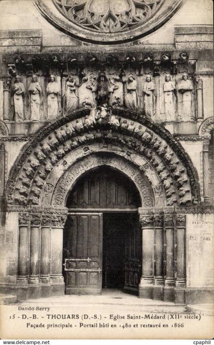 Thouars CPA L'eglise St Medard