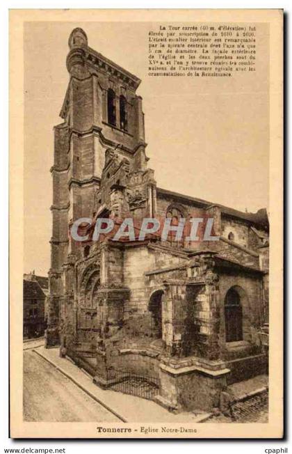CPA Tonnerre Eglise Notre Dame