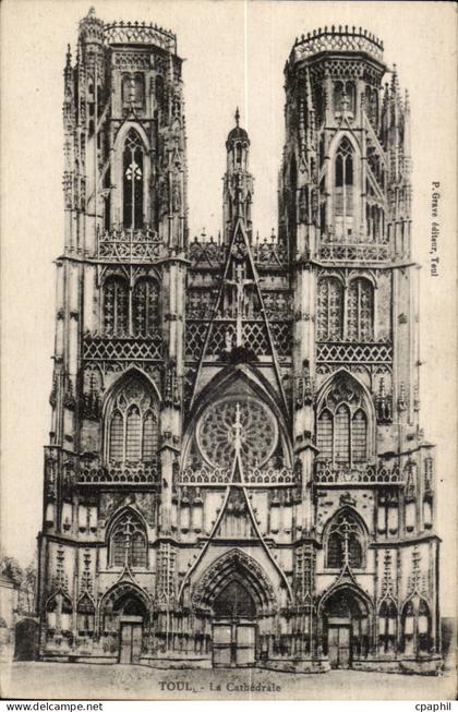 Toul CPA La cathedrale
