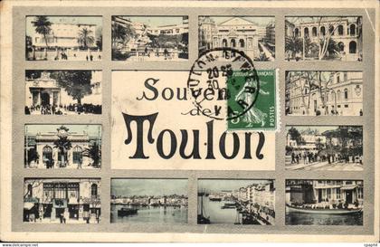 Toulon - Souvenir de Toulon r - CPA