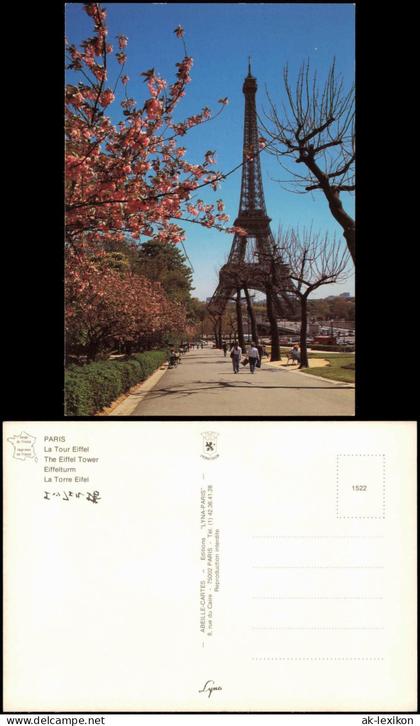 CPA Paris Eiffelturm Tour Eiffel The Eiffel Tower 1980