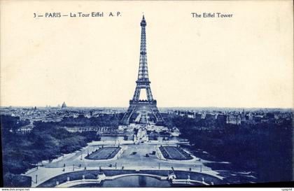 CPA Paris la Tour Eiffel