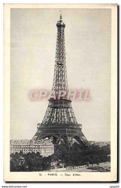 CPA Paris Tour Eiffel