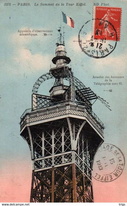 Paris - le Sommet de la Tour Eiffel