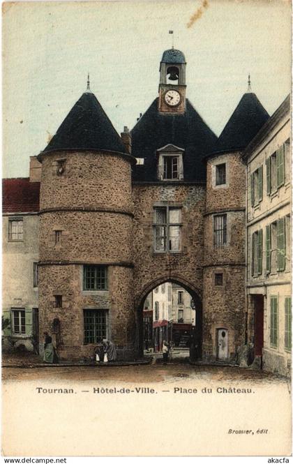 CPA TOURNAN-en-BRIE Hotel de Ville - Place du Chateau (1298805)