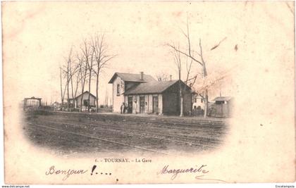 CPA Carte Postale France Tournay  La Gare  1903 VM93164ok