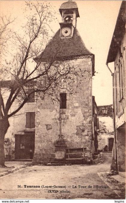 47 - TOURNON - D'AGENAIS -- La tour de l'Horloge