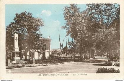 CPA FRANCE 47 "Tournon d'Agenais, le Carrefour"