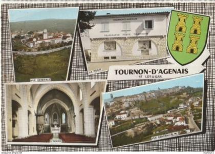 TOURNON D'AGENAIS - CPSM mulii vues