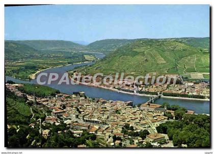 CPA Tournon Ardeche Vue generale aerienne
