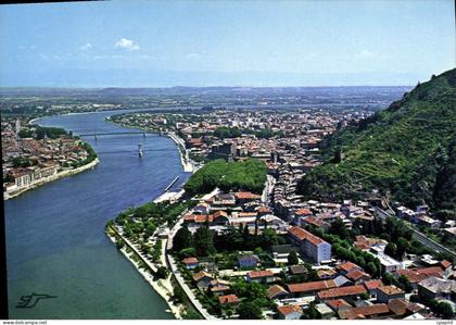 CPA Tournon Ardeche Vue generale aerienne