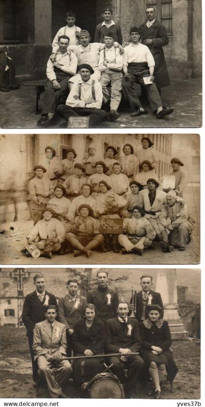 FRANCE TOURNON - 07 - Ardèche - 4 Cartes Postales PHOTOS (Issues archive familliale) - TTB -