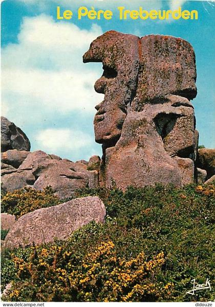 Carte Postale - 22 - Trébeurden - Le rocher du Père Trébeurden - Curiosité Géologique - CPM - Voir Scans Recto-Verso - P