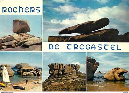 Carte Postale - 22 - Trégastel - Rochers de Trégastel - Multivues - Curiosité Géologique - CPM - Voir Scans Recto-Verso