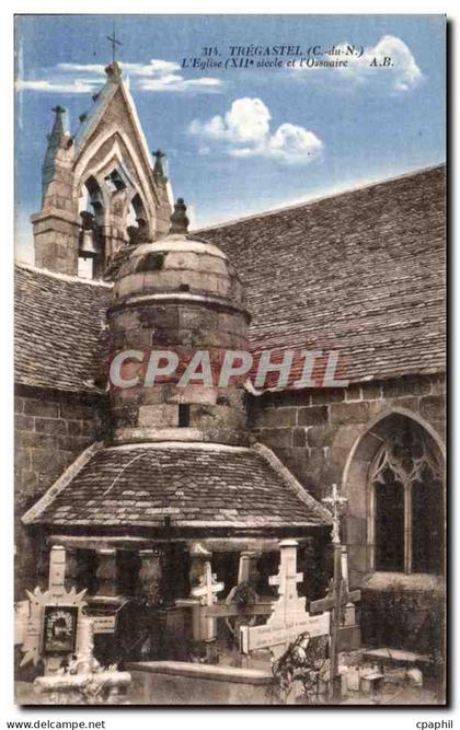 CPA Tregastel L Eglise et l Ossuaire