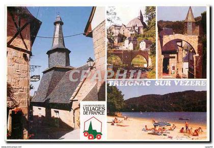 CPM Treignac sur Vezere Correze Au pied du massif des Monedieres la pittoresque cite de Treignac