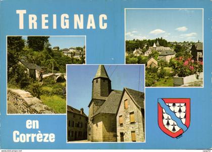 CPSM Treignac Souvenir De Correze