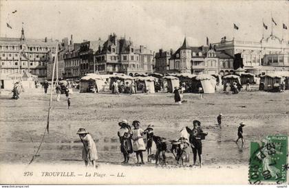 CPA Trouville La plage