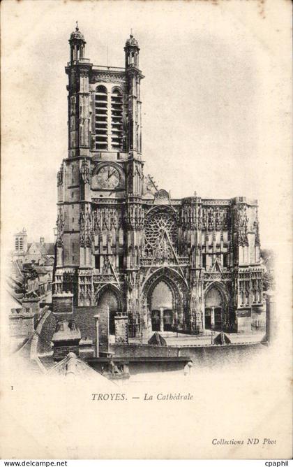 Troyes - La Cathedrale - CPA