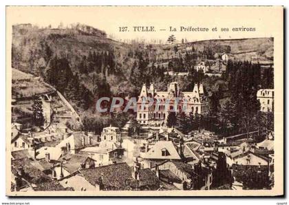 Tulle - La Prefecture et ses environs - CPA