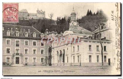 CPA Uriage Les Bains L'etablisement
