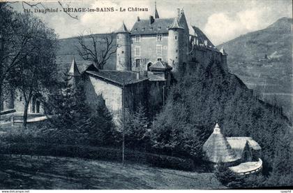 CPA Uriage les Bains le chateau