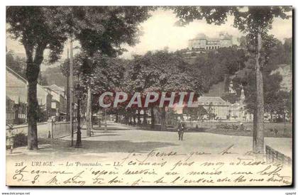 CPA Uriage Les Promenades
