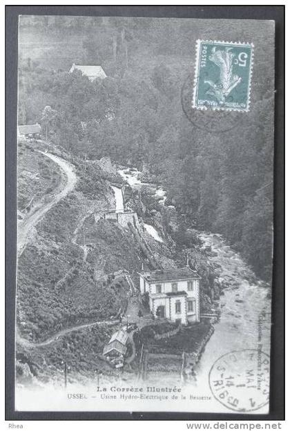 19 Ussel La Corrèze Illustrée USSEL - Usine Hydro-Electrique de la Bessette electricit D19D K19275K C19275C RH001731