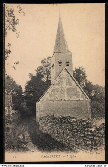 CPA Vacheresse, L`Église