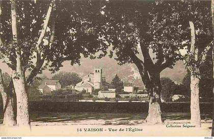 84 - Vaison la Romaine - Vue de l'Église - CPA - Voir Scans Recto-Verso