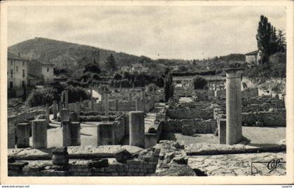 CPA Vaison La Romaine Fouilles De La Villasse