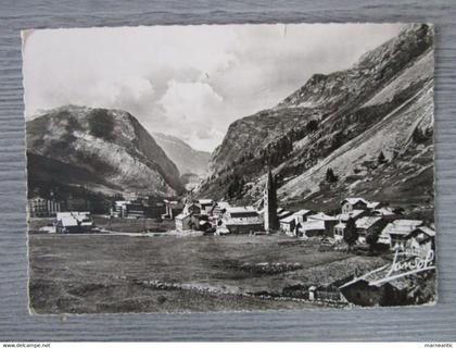 Cpa Val d'Isère (73) vue générale et les gorges