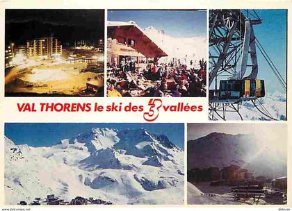Carte Postale - 73 - Val Thorens - Le Ski des 3 Vallées - Multivues - CPM - Voir Scans Recto-Verso - Poscard - Carta Pos