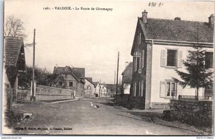 90 VALDOIE - la route de Giromagny.