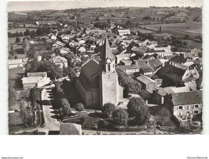 VALENCE-D'ALBIGEOIS: l'église vue aérienne 10x15 - très bon état