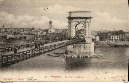 Valence CPA Le pont suspendu
