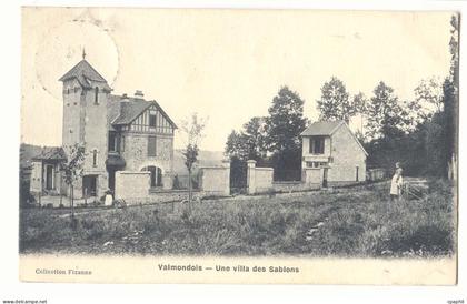 Valmondois CPA Une villa des Sablons