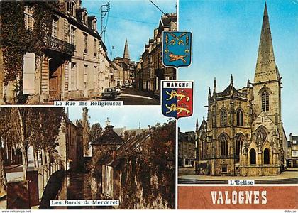 Carte Postale - 50 - Valognes - Multivues - Blasons - Flamme Postale de Valognes - CPM - Voir Scans Recto-Verso - Poscar
