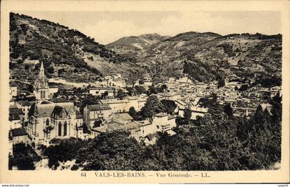 CPA Vals les Bains Vue generale