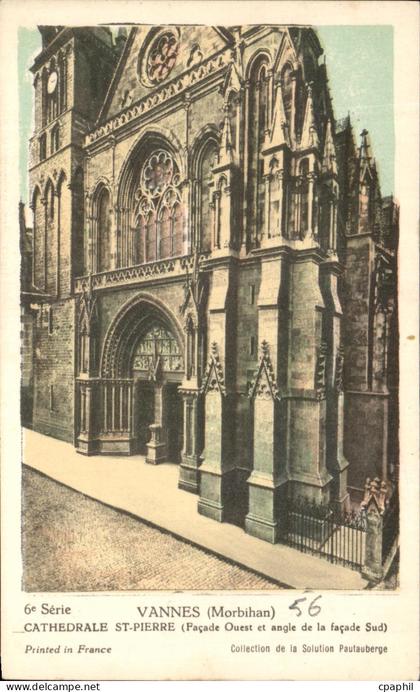 CPA Vannes Cathedrale Dt Pierre