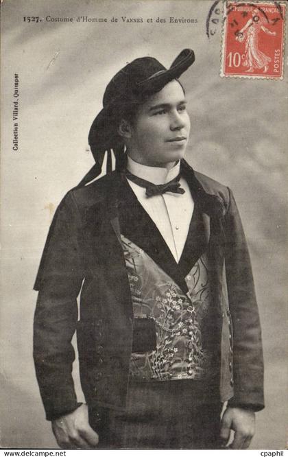 VAnnes CPA Costume d'homme de Vannes et des environs (folklore)
