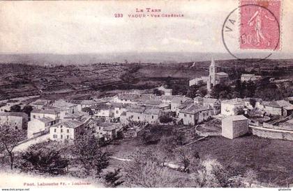 81 - tarn -  VAOUR -  vue generale