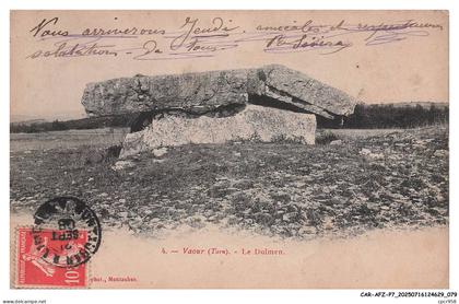 CAR-AFZP7-0401-81 - VAOUR - Le dolmen