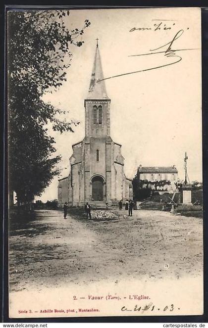 CPA Vaour /Tarn, L`Église