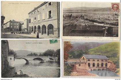 09 ARIEGE LOT DE 7 CPA VARILHES