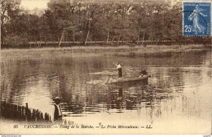 CPA Vaucresson Etang de la marche La peche miraculeuse