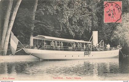 vauréal * bateau vapeur yacht l'ALMEE